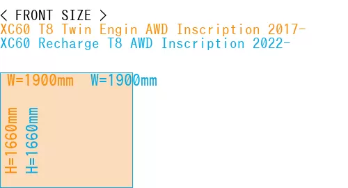 #XC60 T8 Twin Engin AWD Inscription 2017- + XC60 Recharge T8 AWD Inscription 2022-